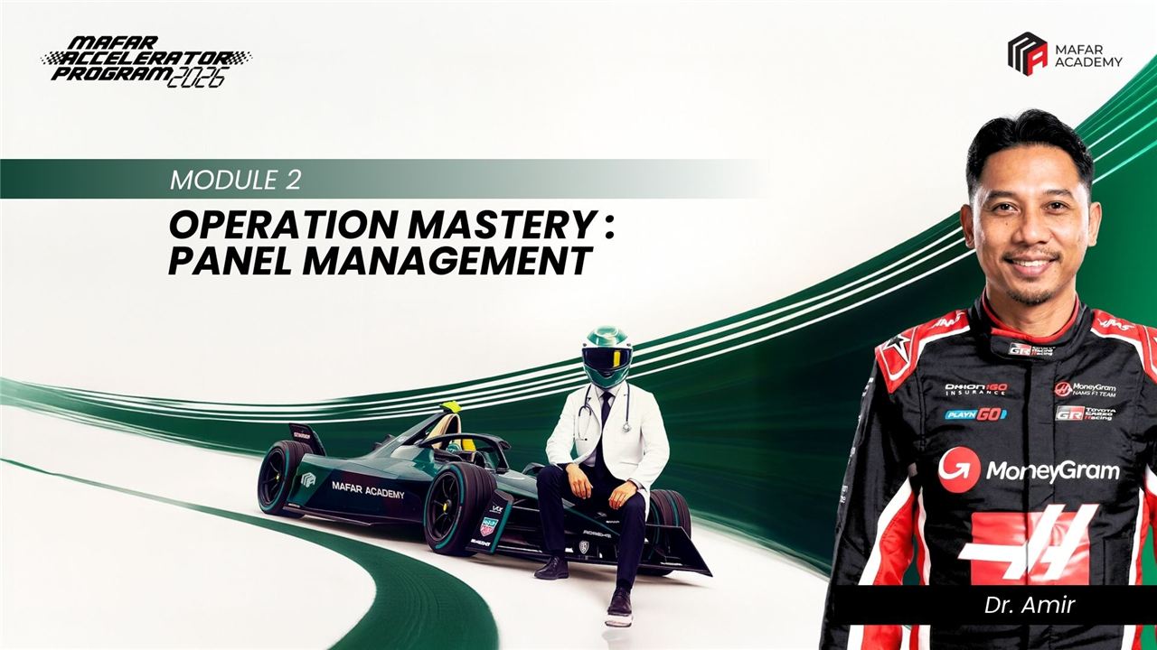 MAP module cover: Operation Mastery, panel management.